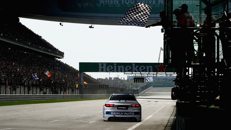 Pictured: Me, hopefully winning a race at Shanghai International Circuit in a Geely race car. (It’s actually Daniel Ricciardo winning a Formula One race there earlier this year.)